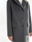 Пальто с мембраной темно-серое Pompa