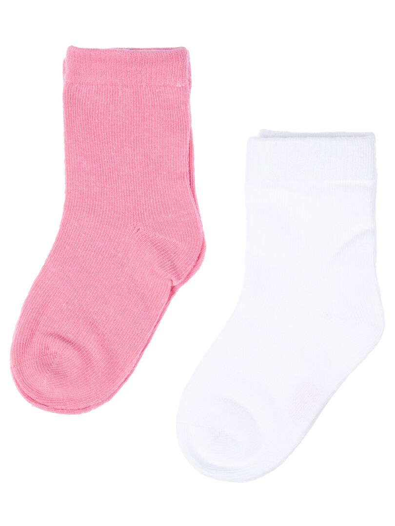 Носки трикотажные для девочек, 2 пары в комплекте PlayToday Newborn-Baby