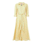 Платье с цветочным принтом Spring  46 желтый