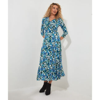 Платье с цветочным принтом Laura  48 синий