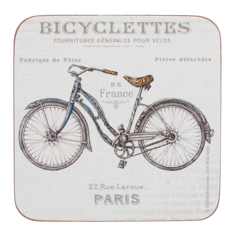 Набор подставок Kitchen Craft Bicycle 10x10см, 6шт C000295 фото 1