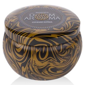 Свеча ароматическая Dom Aroma Пламя. Сочная хурма 125гр