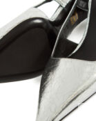 Кожаные туфли Premiata M6659 Granaloro серебряный+черный 41
