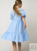 Платье для девочек, Голубой O`Stin