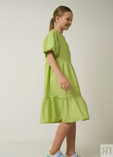 Платье для девочек, Зеленый O`Stin