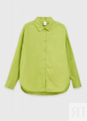 Рубашка для девочек, Зеленый O`Stin