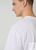 Объёмная футболка с принтом, Белый O`Stin