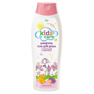 IRIS COSMETIC Шампунь и гель для душа детский Kids Care с ромашкой и лаванд