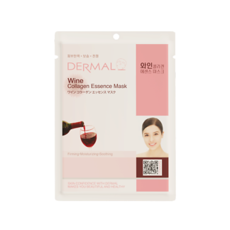 DERMAL Тканевая маска с экстрактом красного вина и коллагеном 23.0