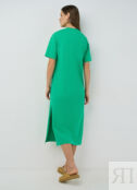 Трикотажное платье, Зеленый O`Stin