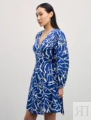 Платье из вискозы с V-образным вырезом Zarina