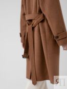 Классическое демисезонное пальто прямого силуэта Pompa