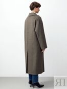 Пальто с мембраной и утеплённой спинкой древесного цвета Pompa