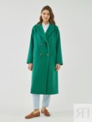 Пальто демисезонное с мембраной зеленое Pompa