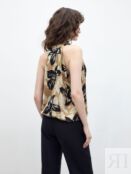 Открытая блуза из вискозы с цветочным принтом Pompa