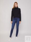 Утеплённые джинсы силуэта Skinny zolla 02042711S162 фото 1