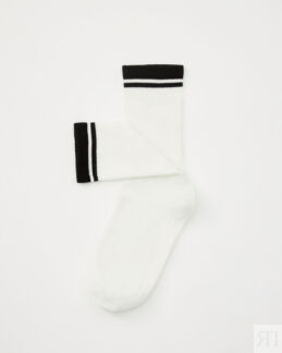 Носки с полосками черного цвета 23-25
