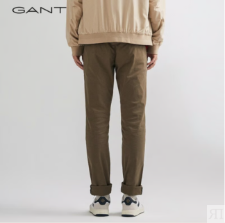 Мужские брюки чинос Gant, коричневые