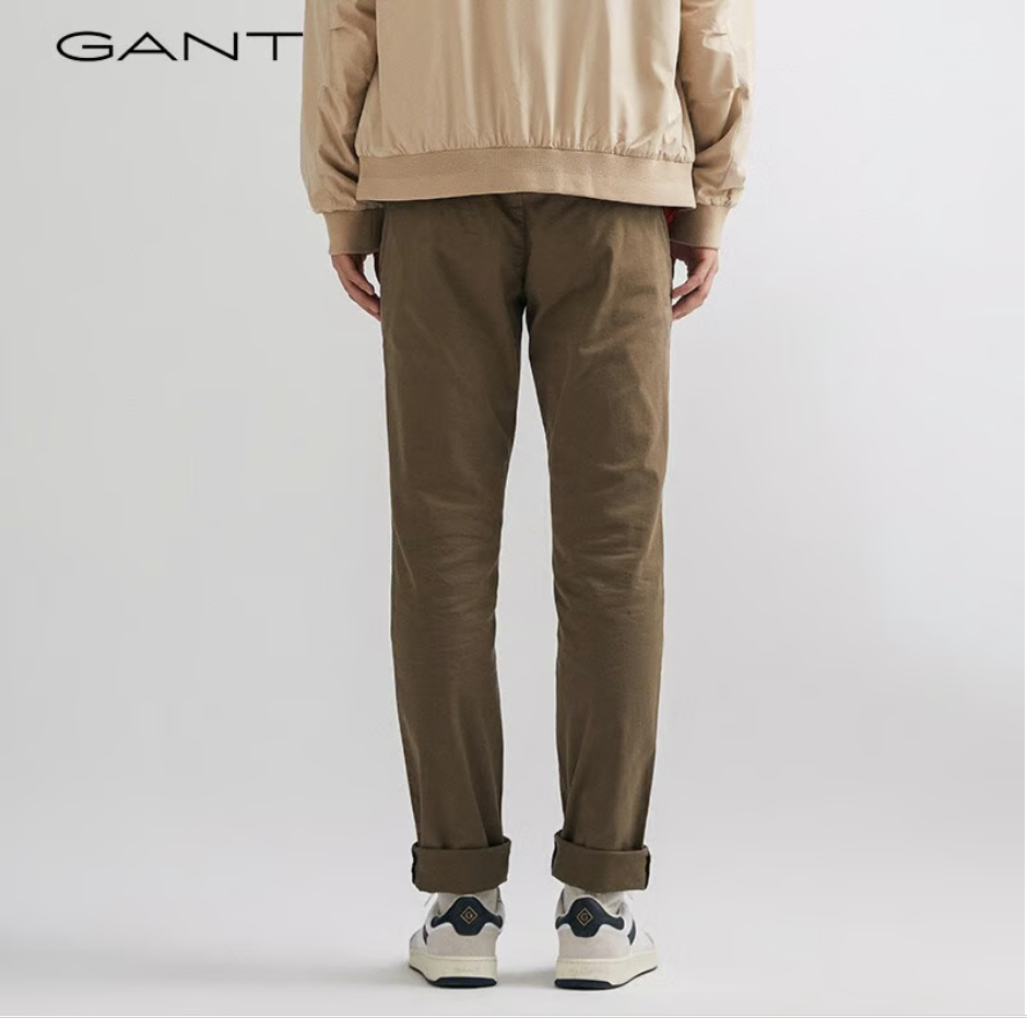 Мужские брюки чинос Gant, коричневые