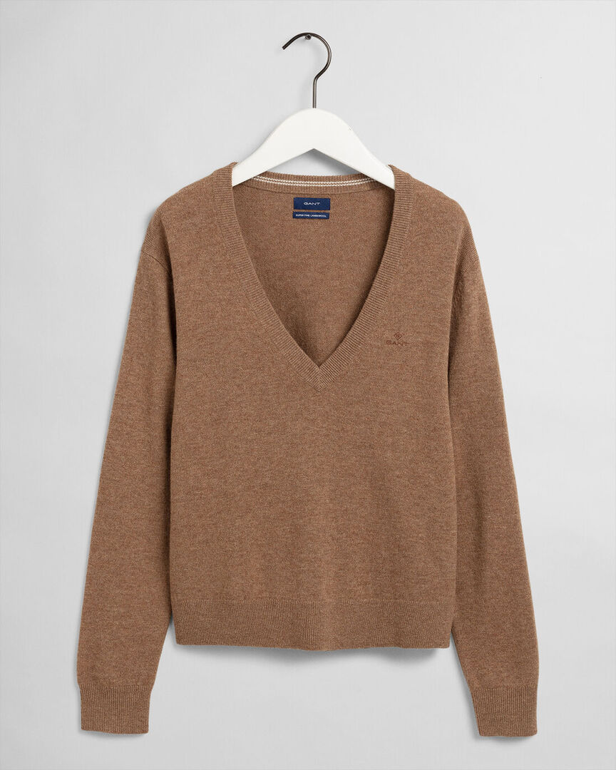 Женский пуловер Gant, коричневый