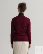 Женский пуловер Gant, бордовый