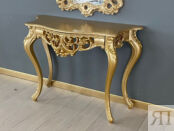 Консольный столик с зеркалом Версаль ТИП 1 (золото) СМебель ЮГ