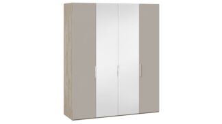 Шкаф для одежды баттл рок серый глянец Эмбер СМ-348.07.026 Три Я