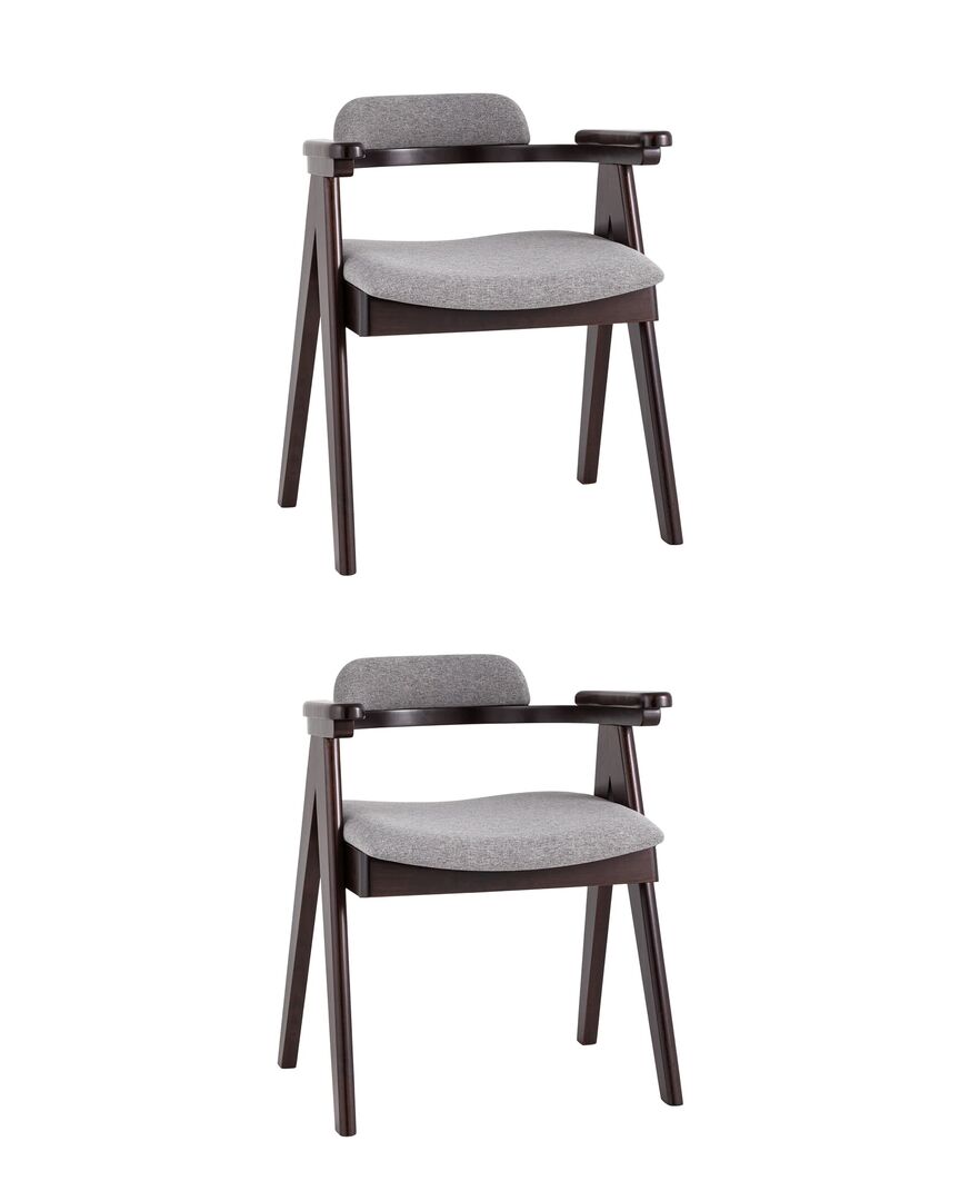 Комплект стульев OLAV серый 2 шт Stool Group
