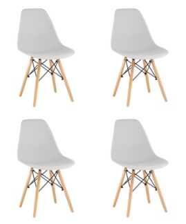 Комплект стульев Style DSW светло-серый x 4 Stool Group