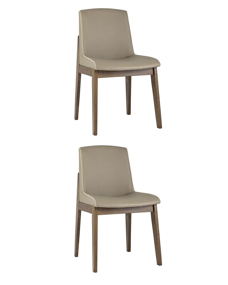 Комплект стульевьев LOKI экокожа бежевый 2 шт. Stool Group