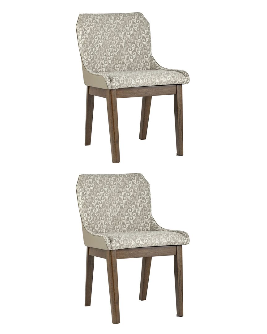 Комплект стульев NYMERIA бежевый 2 шт. Stool Group