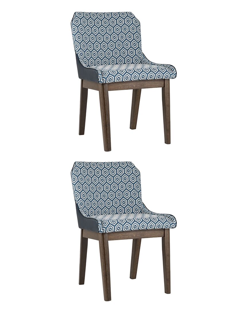 Комплект стульев NYMERIA синий 2 шт. Stool Group