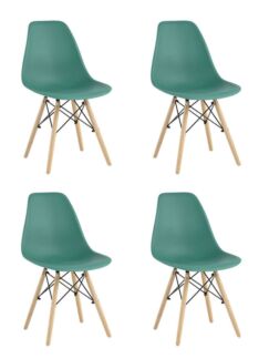 Комплект стульев Style DSW серо-зеленый 4 шт Stool Group