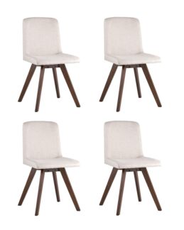 Комплект стульев MARTA светло-серый 4 шт Stool Group