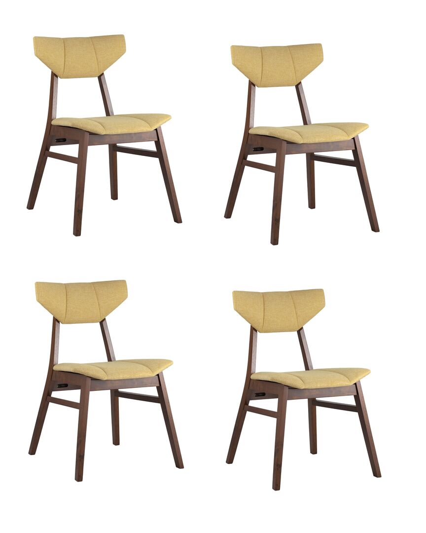 Комплект стульев обеденный TOR желтый 4 шт Stool Group