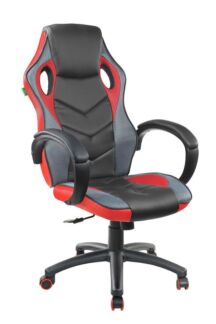Кресло для геймера Riva Chair GAME 9381H черный / красный Riva