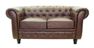 Диван Chesterfield brown 2S MAK interior