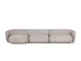 Модульный диван Fabro четырехместный букле латте 405 см 851169 ОГОГО