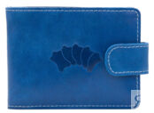 Кожаное портмоне Италия, синее