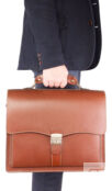 Кожаный портфель Карьерист , коричнево-рыжий
