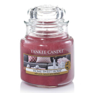 Свеча малая в стеклянной банке Yankee Candle Дом милый дом