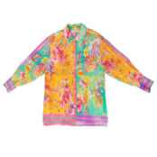 Рубашка с цветочным принтом Rebelle  S разноцветный