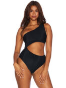 Купальник Beach Riot Celine One-Piece, черный 11201421 | Black Rib фото 2