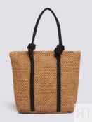 Плетёная сумка-шоппер zolla