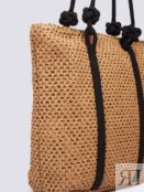 Плетёная сумка-шоппер zolla