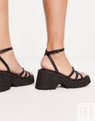 Массивные сандалии Asos Design Trippy, черный