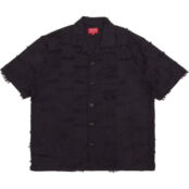 Рубашка Supreme Patchwork, черный SS23S17 BLACK | Black фото 1