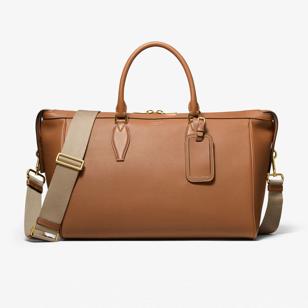 Сумка Michael Kors MKC x 007 Bond Leather Duffel, коричневый