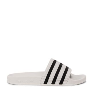 Женские шлепанцы Adidas Adilette, белый/черный