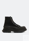 Ботинки ALEXANDER MCQUEEN Tread Slick boots, черный 611706W4L321000 | Black фото 1